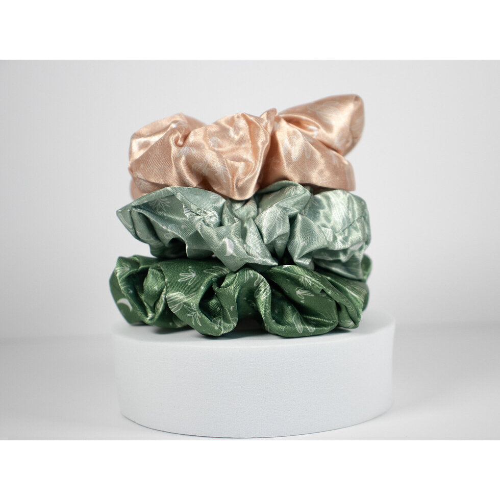 Cactus Print Scrunchie Set