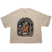 Run Wildly Wolf Hug Crop Tee