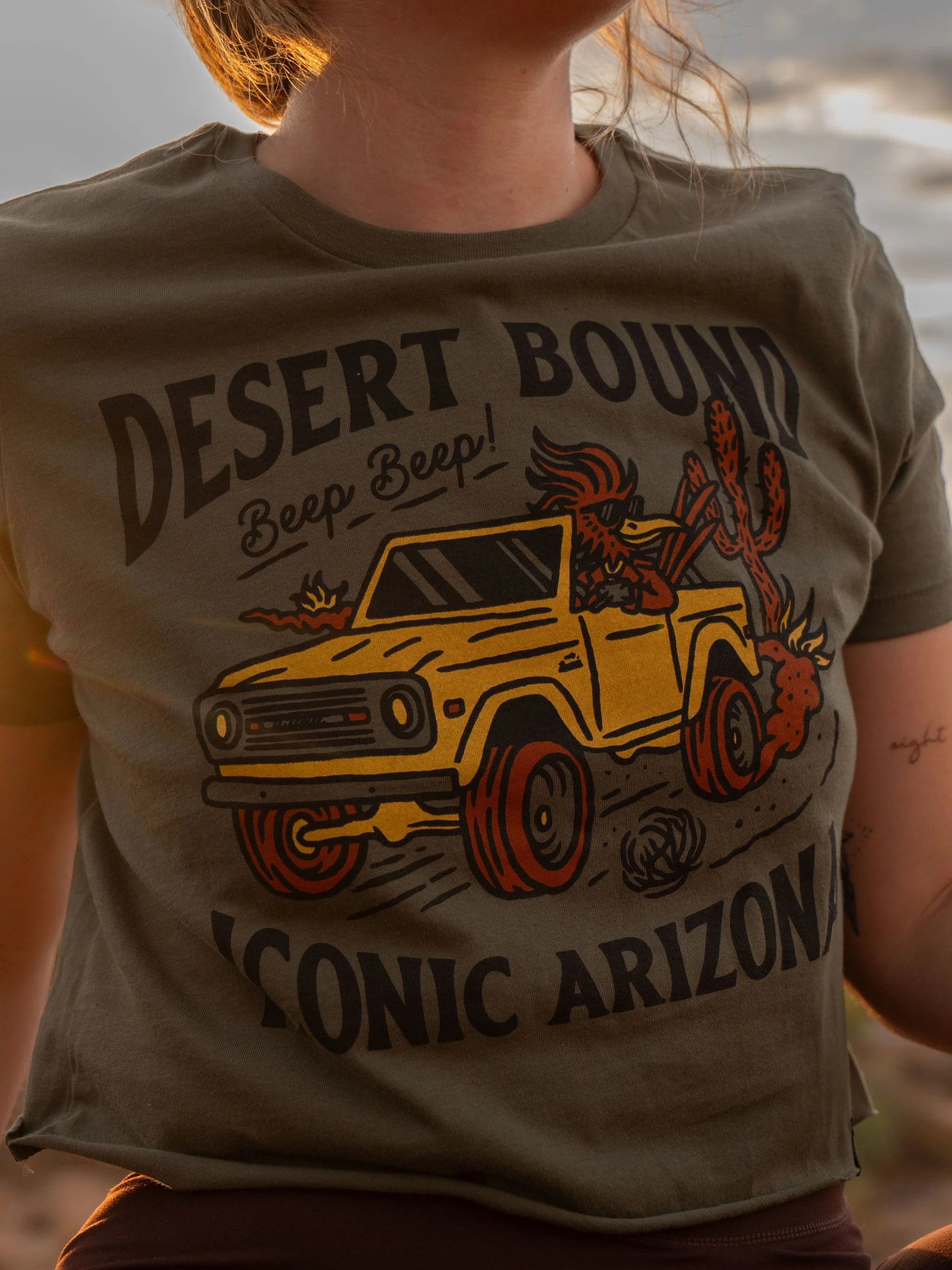 Desert Bound Crop Tee