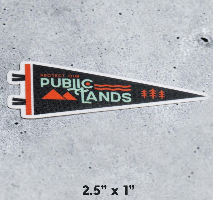Public Lands Flag Sticker
