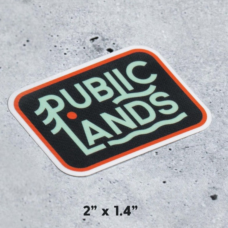 Public Lands Sticker