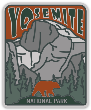Yosemite Valley Sticker