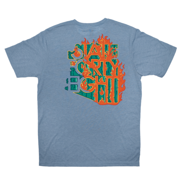 State Forty Eight Heat Stonewash Denim Tee
