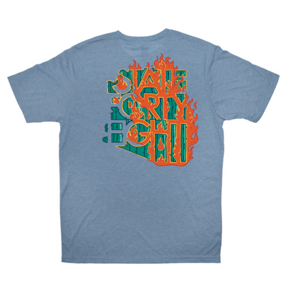 State Forty Eight Heat Stonewash Denim Tee