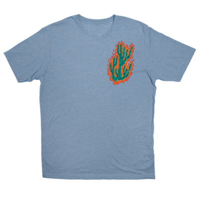 State Forty Eight Heat Stonewash Denim Tee