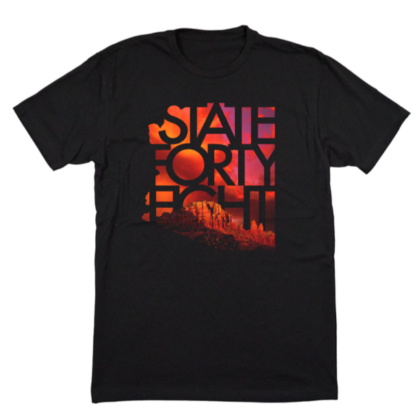 State Forty Eight Tee - Summer Monsoon