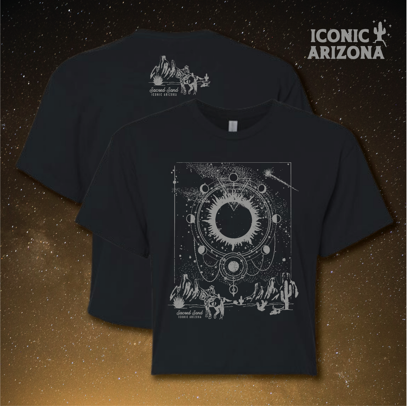 Iconic Arizona Sacred Sand Crop Tee