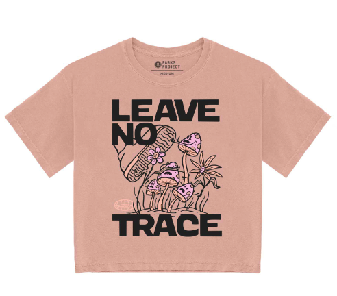 Leave No Trace Trampled Shrooms Boxy Tee