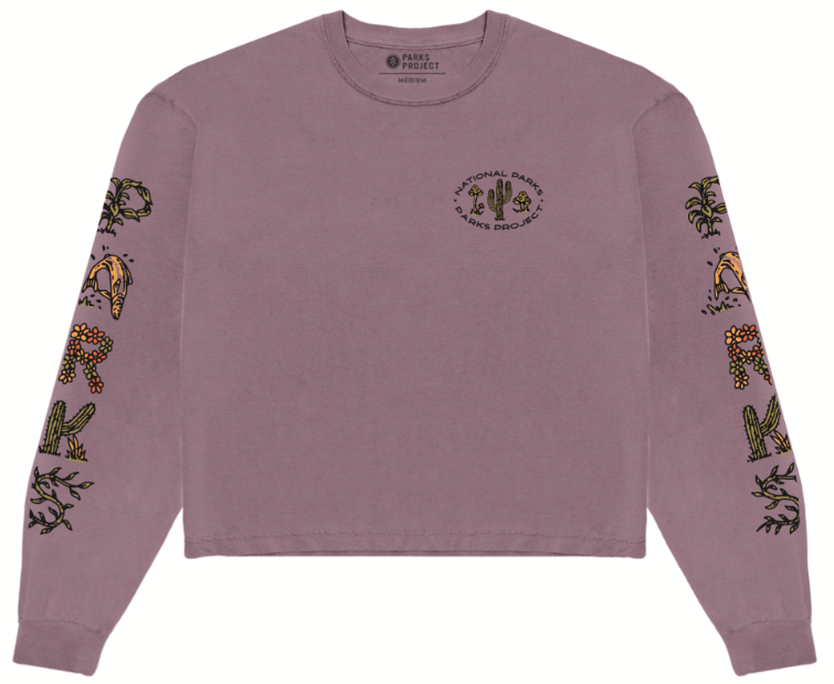 90's Doodle Parks Boxy Long Sleeve Tee