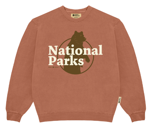 Our National Parks Puff Print Crewneck Fleece