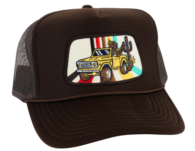 Beep, Beep! Foam Trucker Hat - Brown