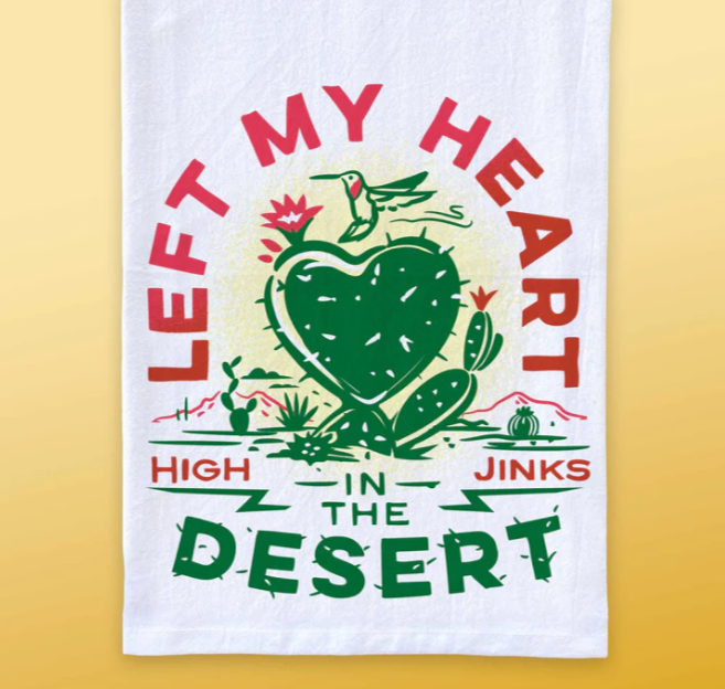 Heart of the Desert Tea Towel