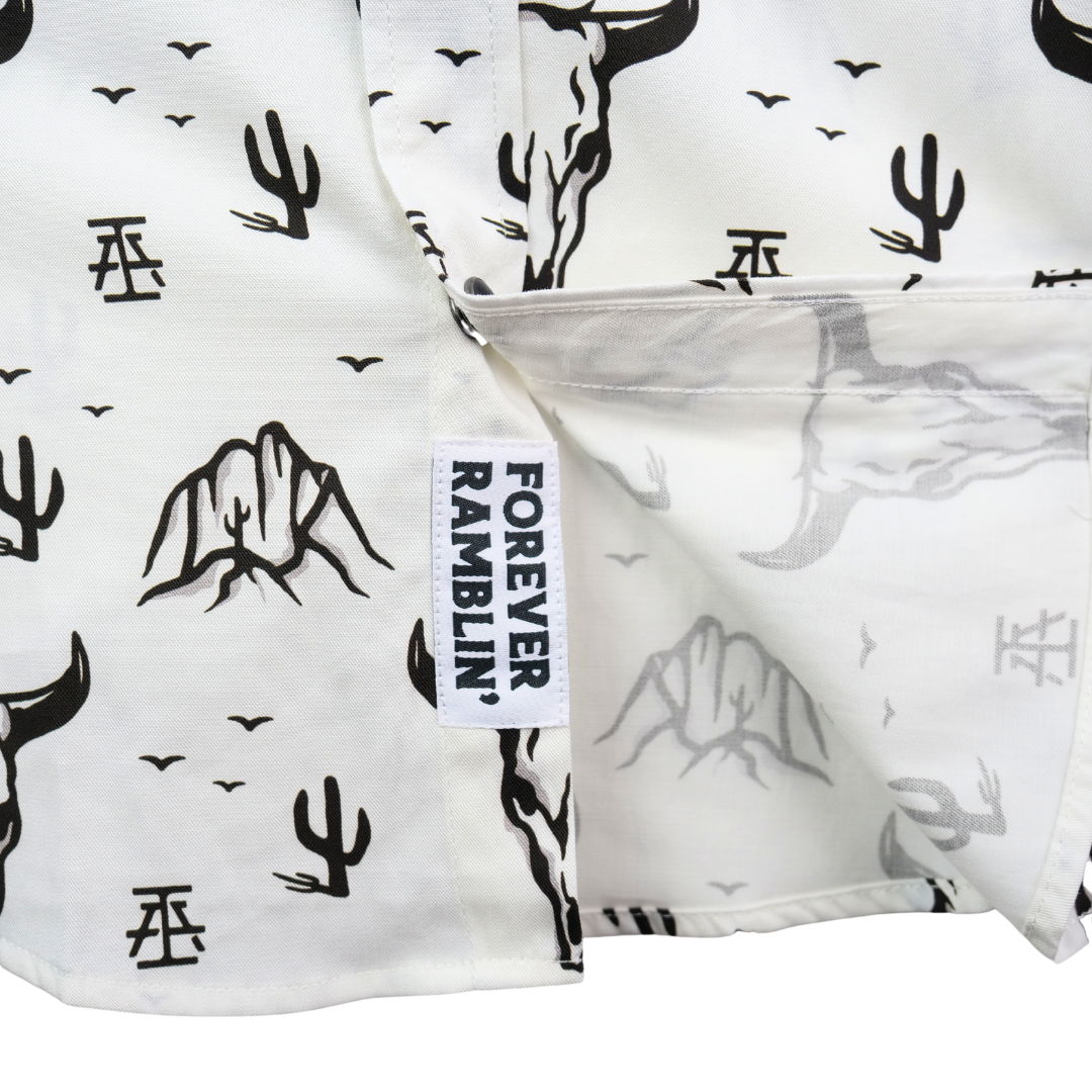 Skull Mountain Button Up Shirt