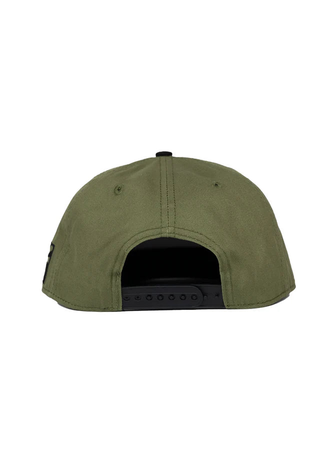 State Forty Eight Snapback Classic Hat | Military Green & Black