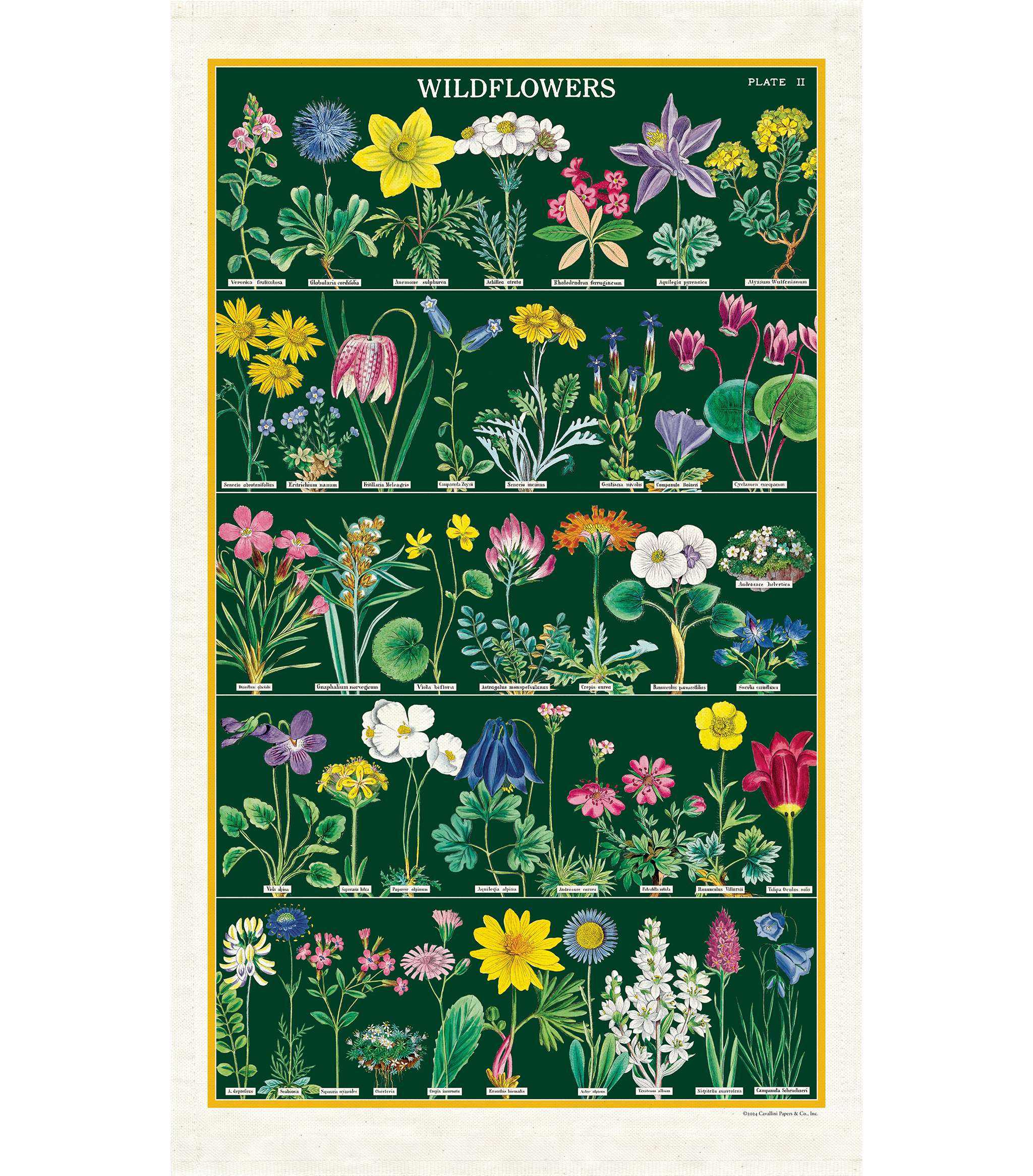 Wildflower Cotton Tea Towel
