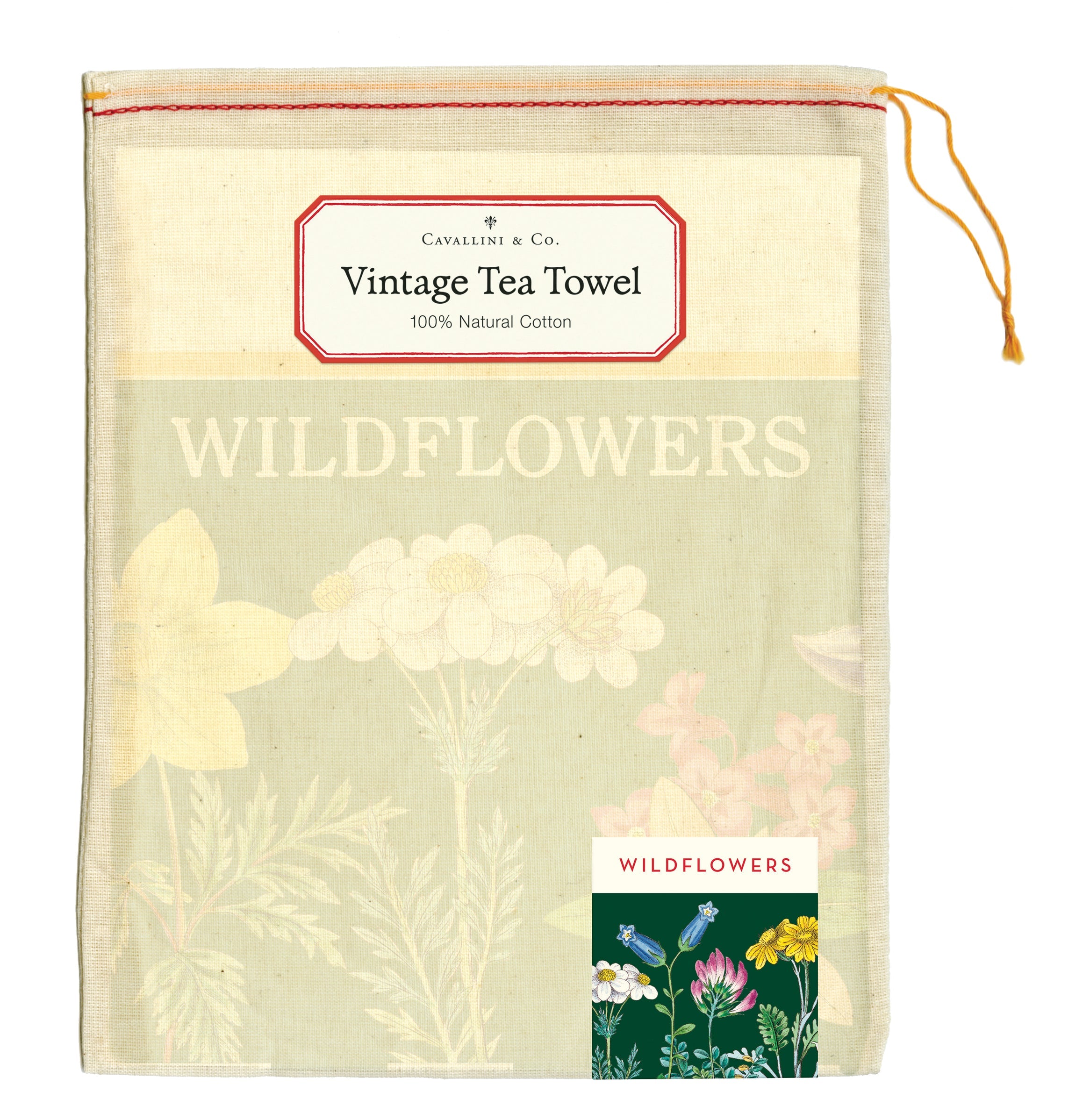 Wildflower Cotton Tea Towel