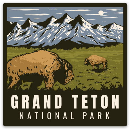 Grand Teton National Park Sticker