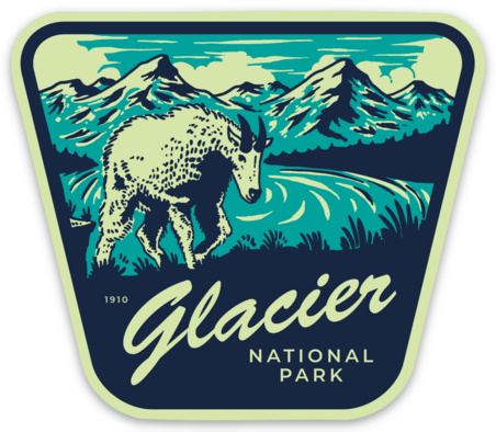 Glacier National Park Sticker