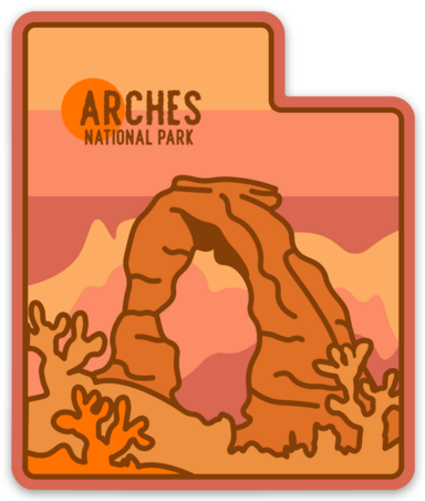 Arches National Park Sticker