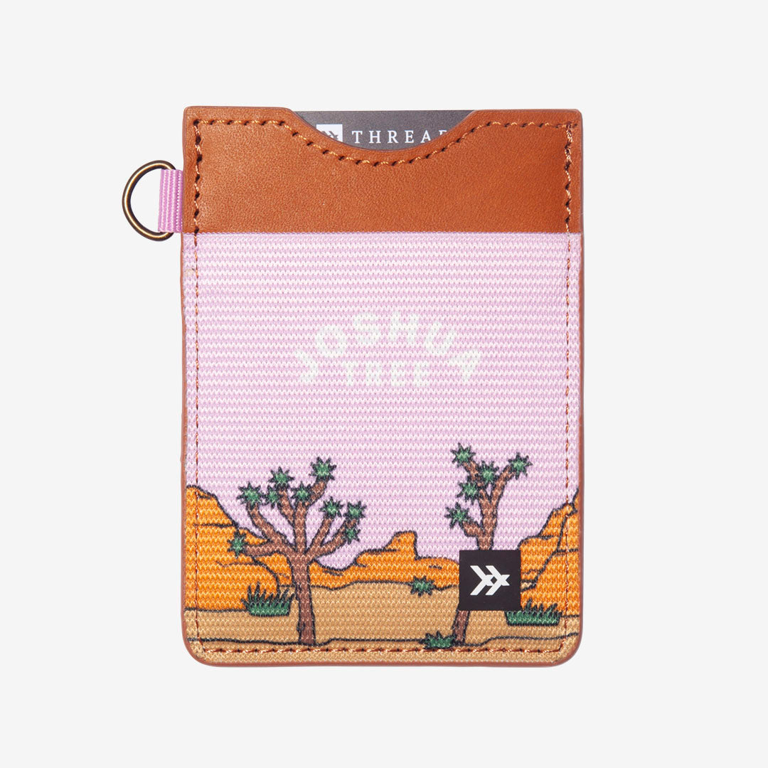National Parks Vertical Leather Elastic Wallet