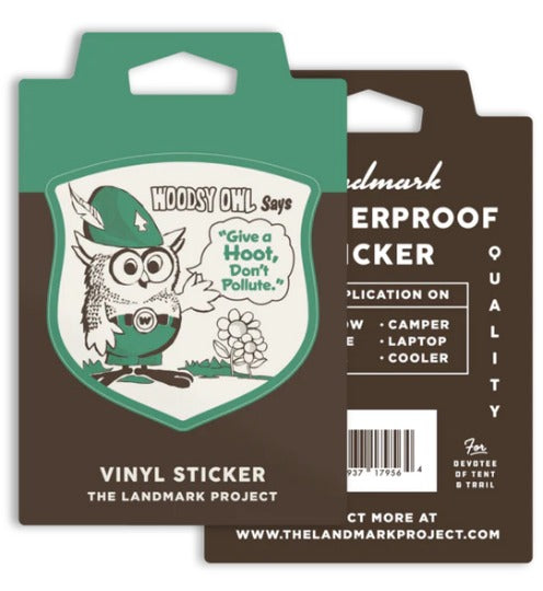 Woodsy Owl Vinyl Sticker