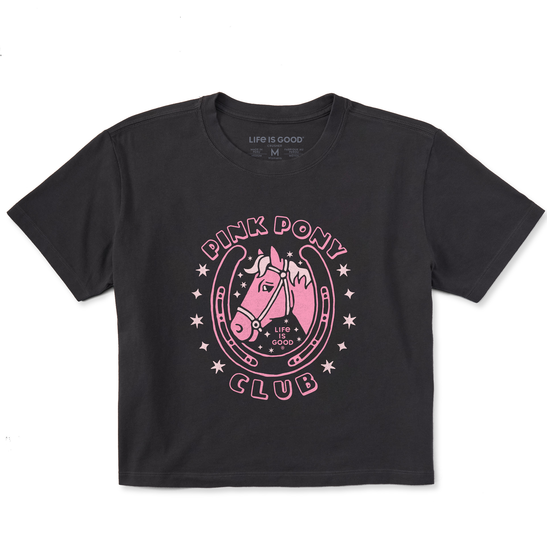 Pink Pony Club Boxy Crop Tee