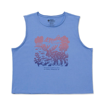 Yellowstone Woodcut Tank