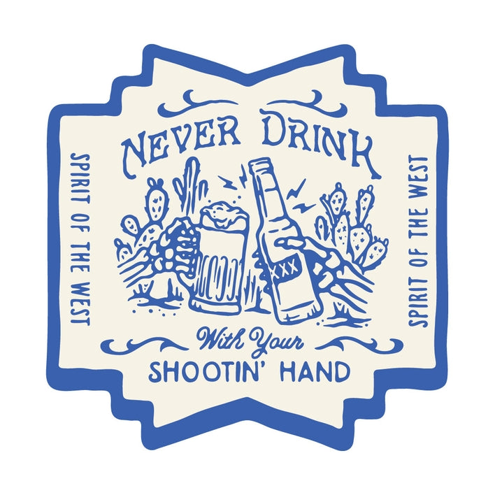 Shootin' Hand - ¡Salud! Sticker