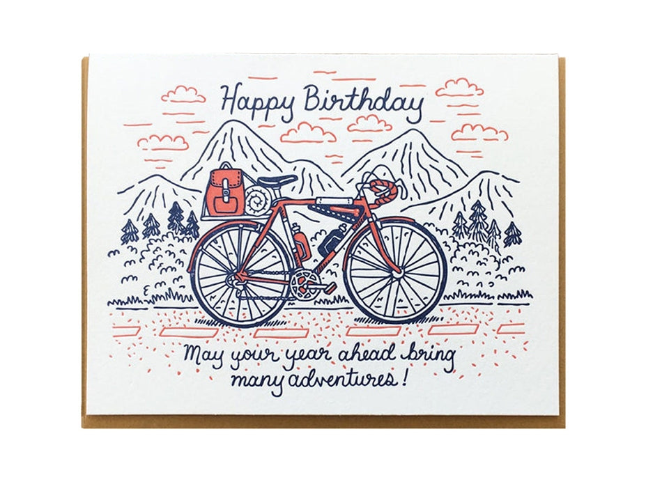 Bicycle Birthday Card