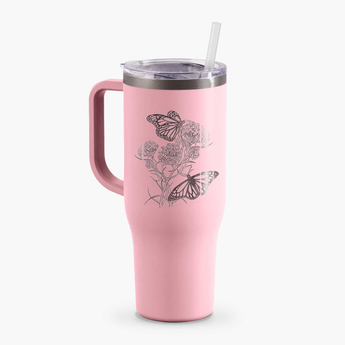 Pink 40oz Engraved Tumbler