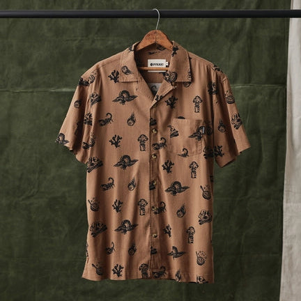 Brain Fried Desert Casual Button Up