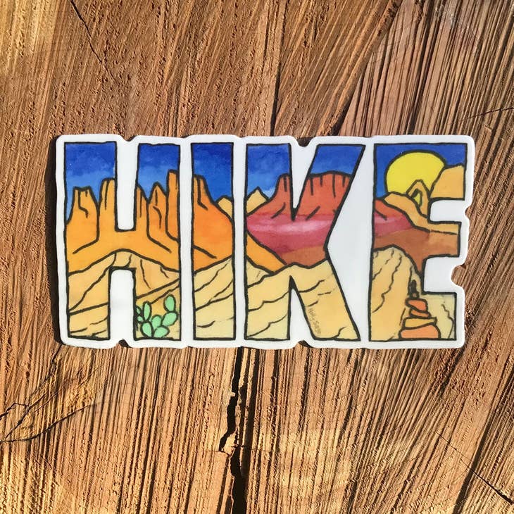 Desert Hike Sticker