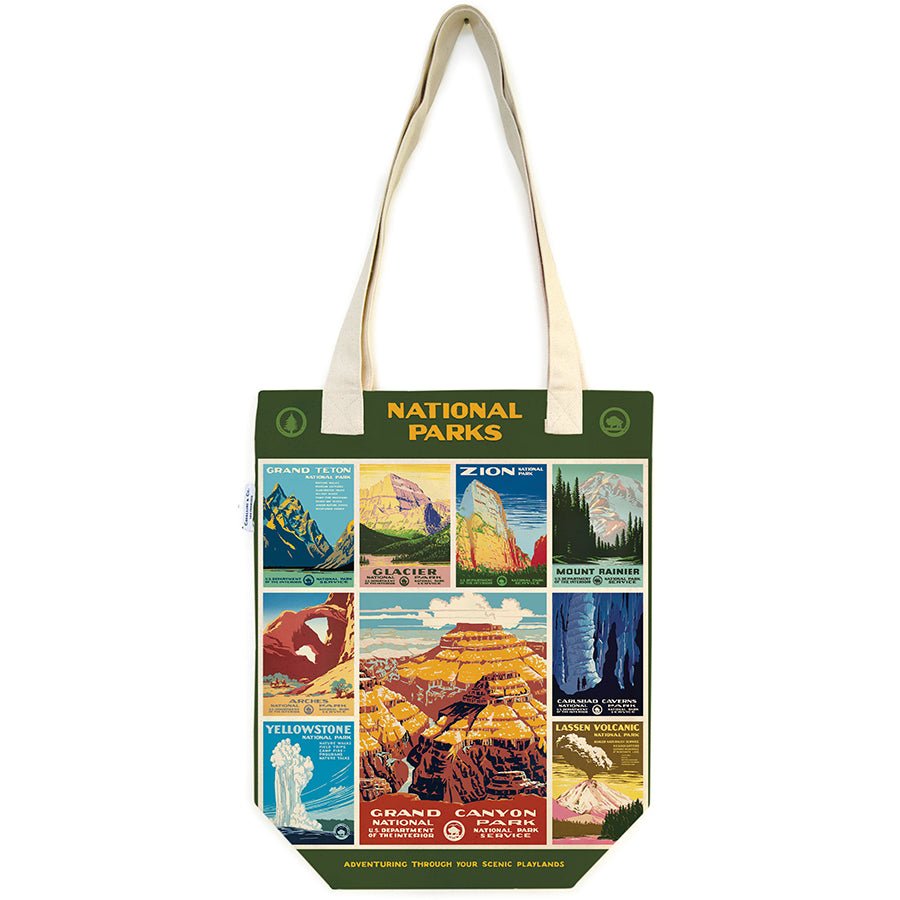 National Parks 2 Vintage Tote Bag