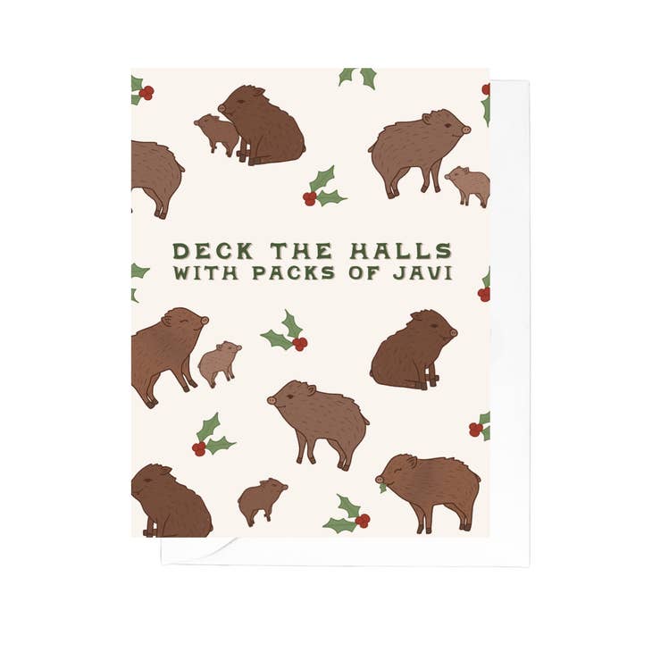 Deck the Halls Card