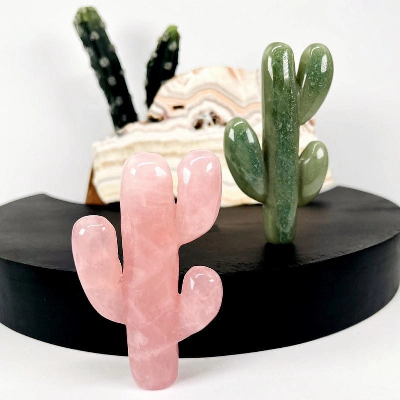 Crystal Carved Cactus