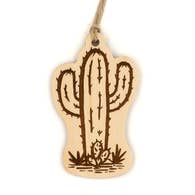 Cactus Wood Ornament