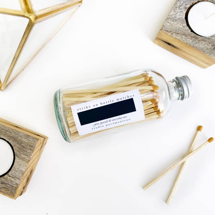 Candle Match Jar