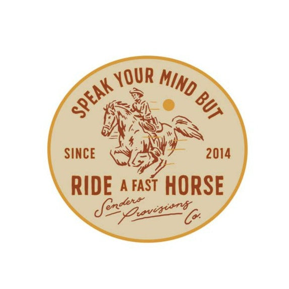 Fast Horse Sticker