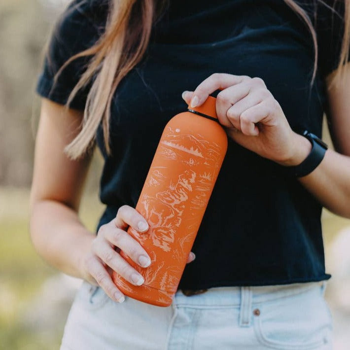 Outdoor Vibes Insulated Water Bottle