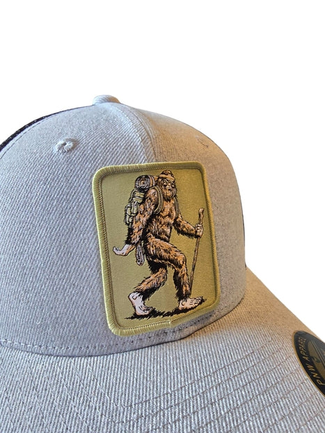 Hiking Sasquatch Patch Trucker Hat