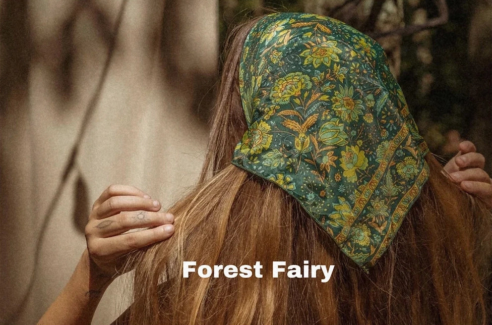 Forest Fairy Silk Bandana