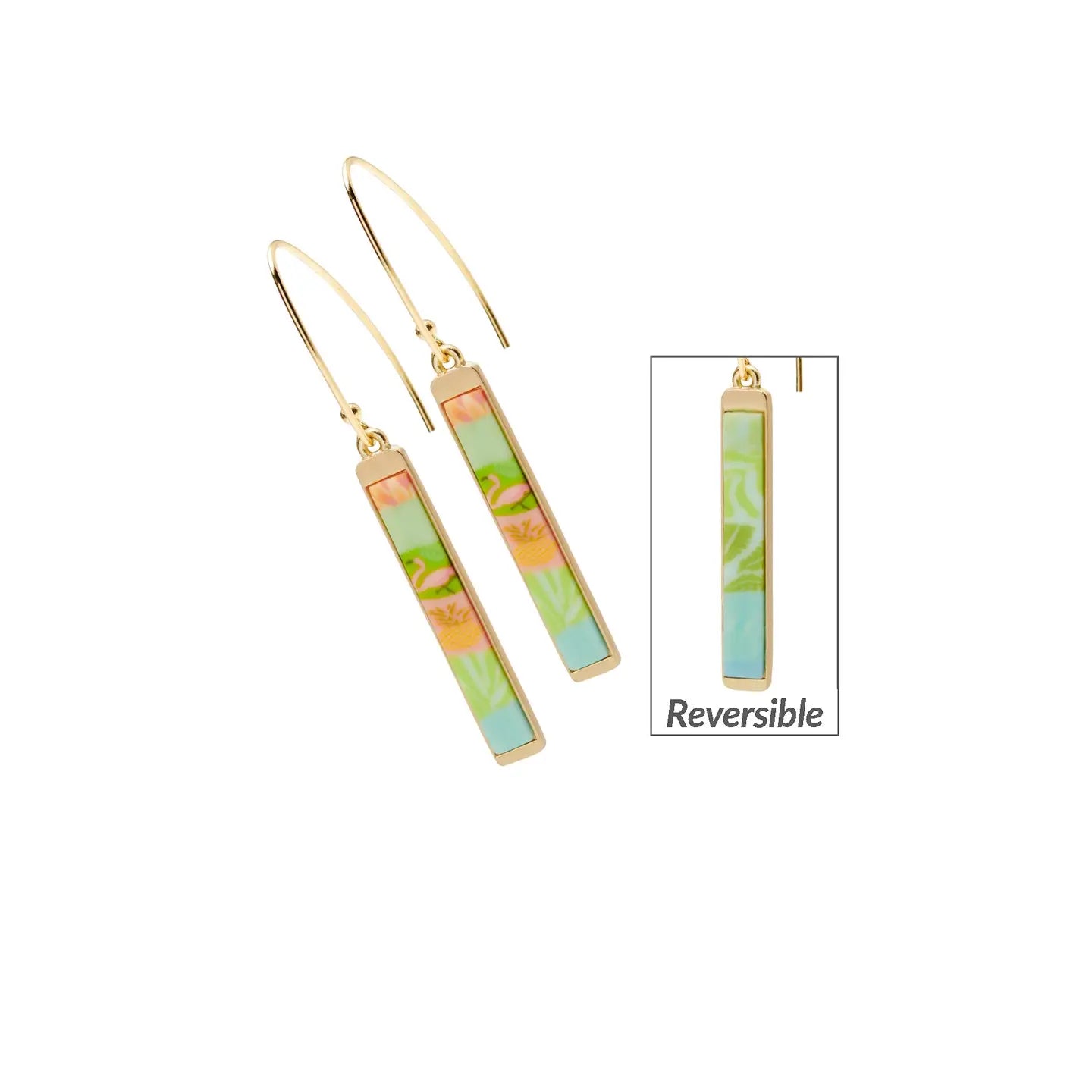 Palm Beach Reversible Mini Bar Earrings