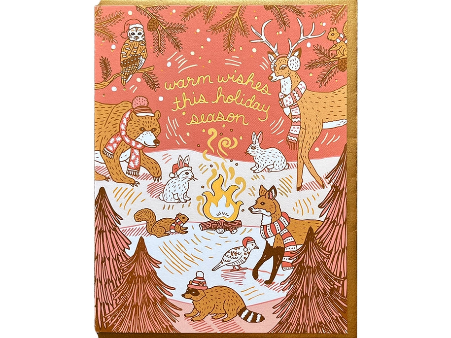 Woodland Holiday Card