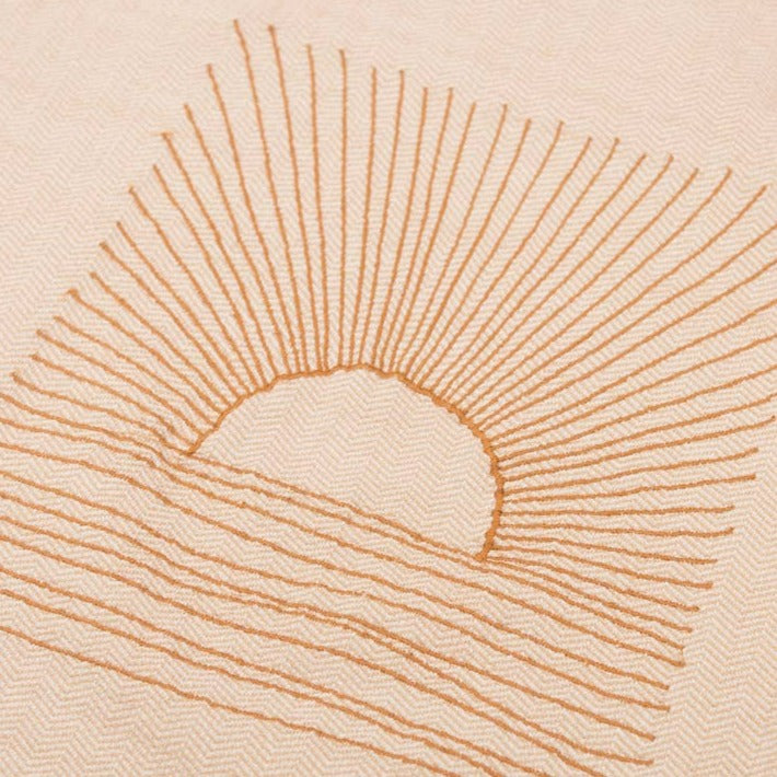 Sunset Herringbone Flex Crew