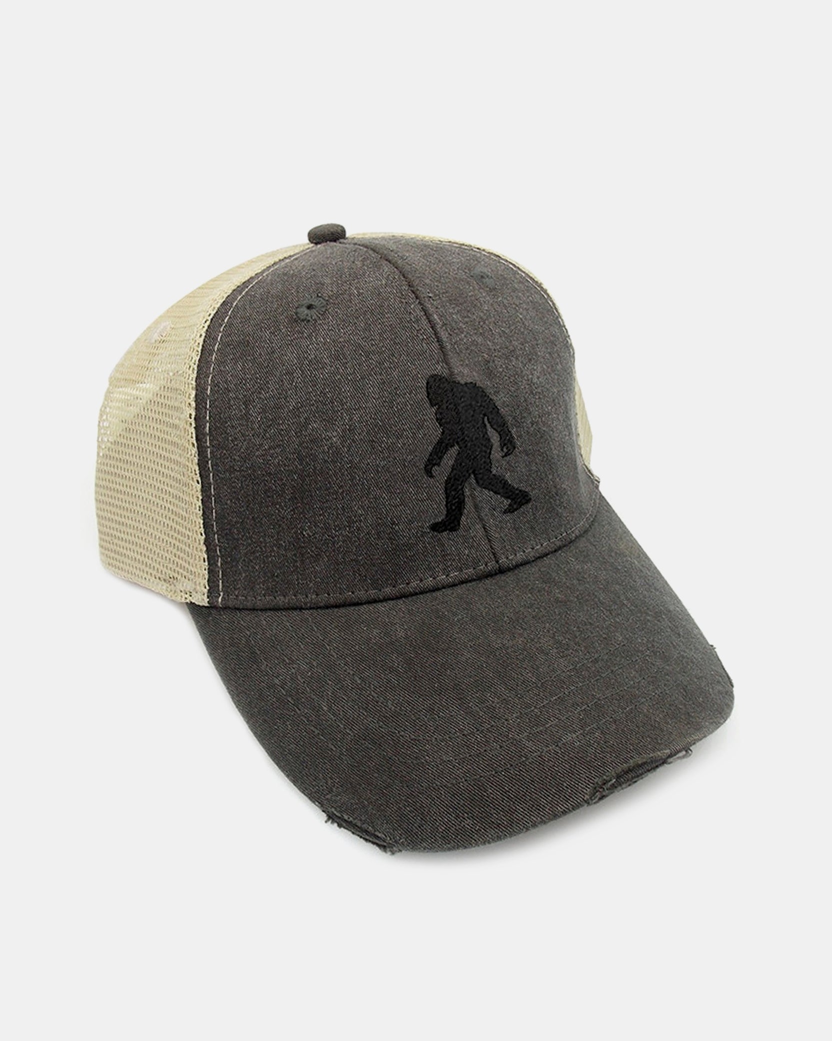 Bigfoot Distressed Trucker Hat