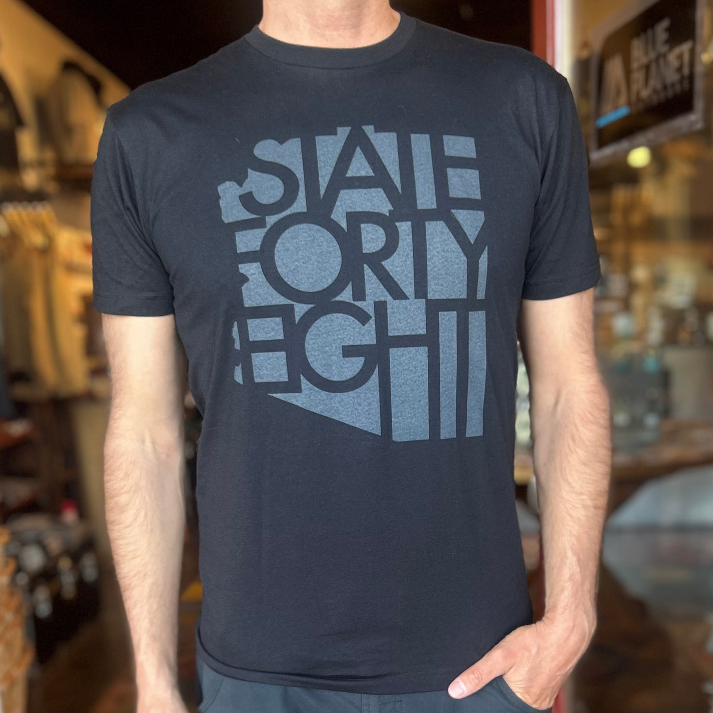 State Forty Eight Tee - Classic Black
