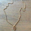 Ribbed Cactus Pendant Necklace