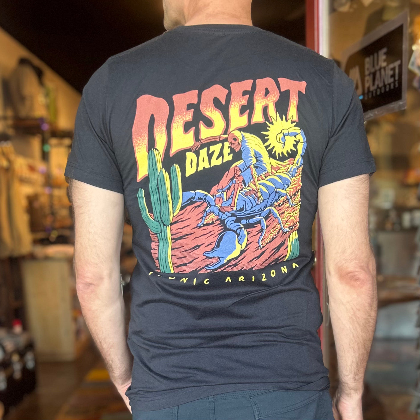 Iconic Arizona Scorpion Surfer Desert Daze Tee