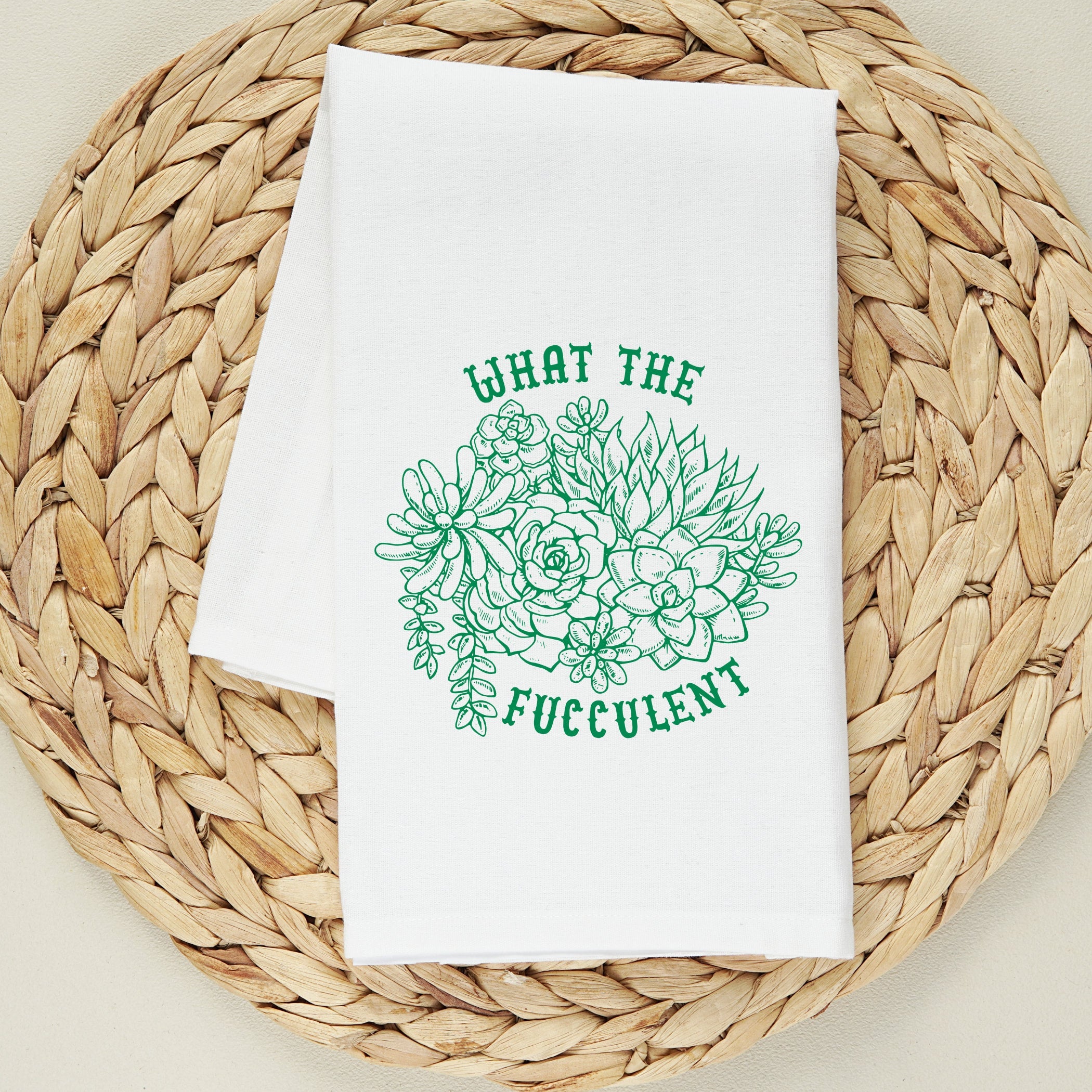 What the Fucculent Tea Towel