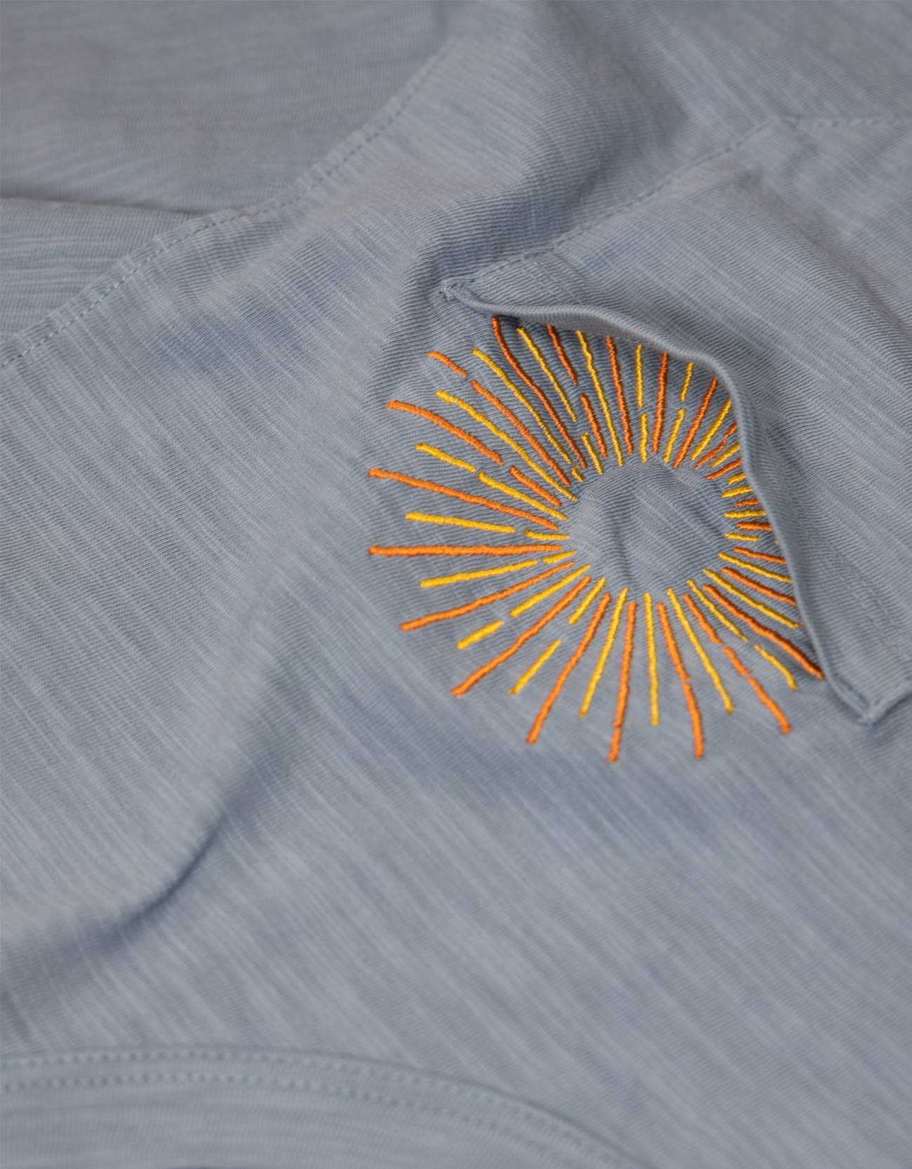 Slub Pima Pocket Tee - Sun Dream